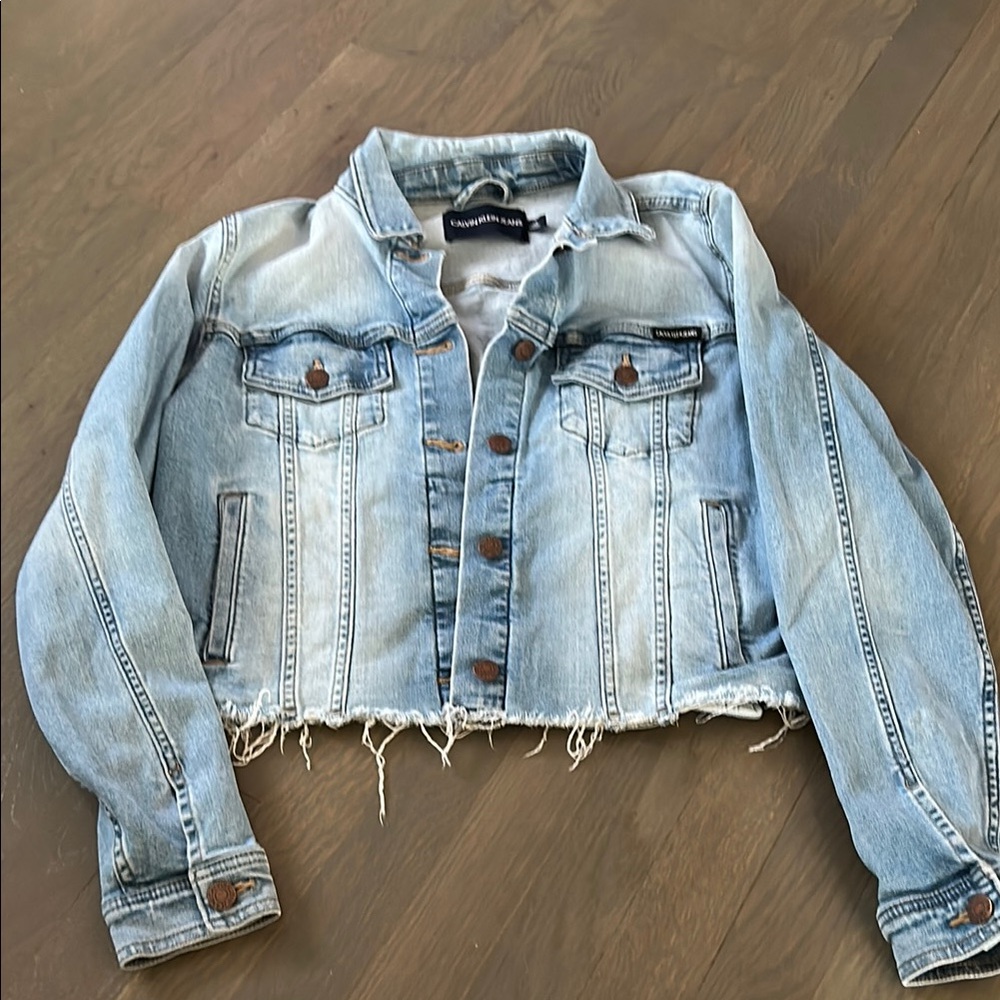 Women's Denim Jacket by Calvin Klein Jeans- light blue